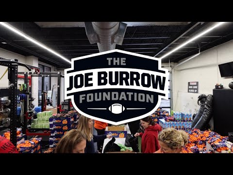 Still from Joe Burrow Foundation | Providing Cincinnati Kids Healthy Food for Spring Break